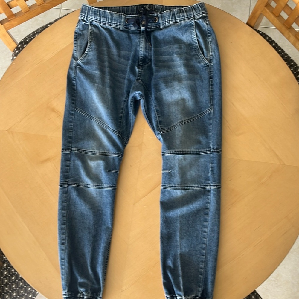 Blue Jean joggers